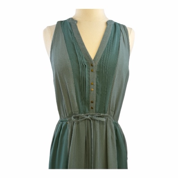 Anthropologie Maeve Paloma Dress XS Sage Green Sleeveless Mini - Picture 6 of 13